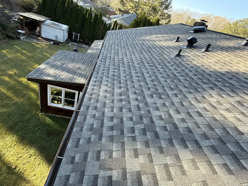 Architectural shingle roof